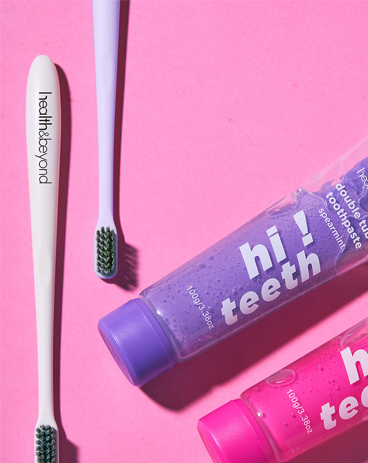 معجون أسنان مزدوج الأنبوب ذو تأثير مزدوج