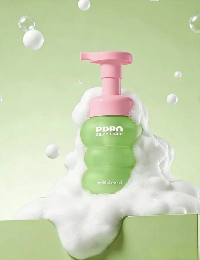 رغوة التنظيف الحريرية من PDRN